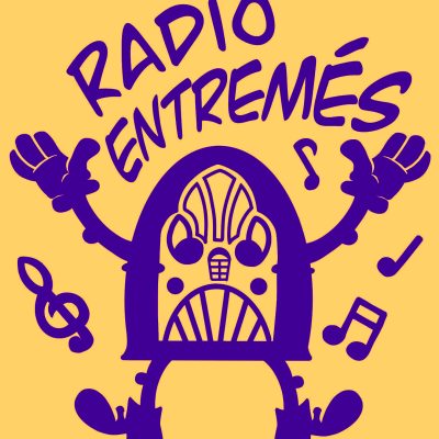 Radio Entremes Orange Purple-Blue