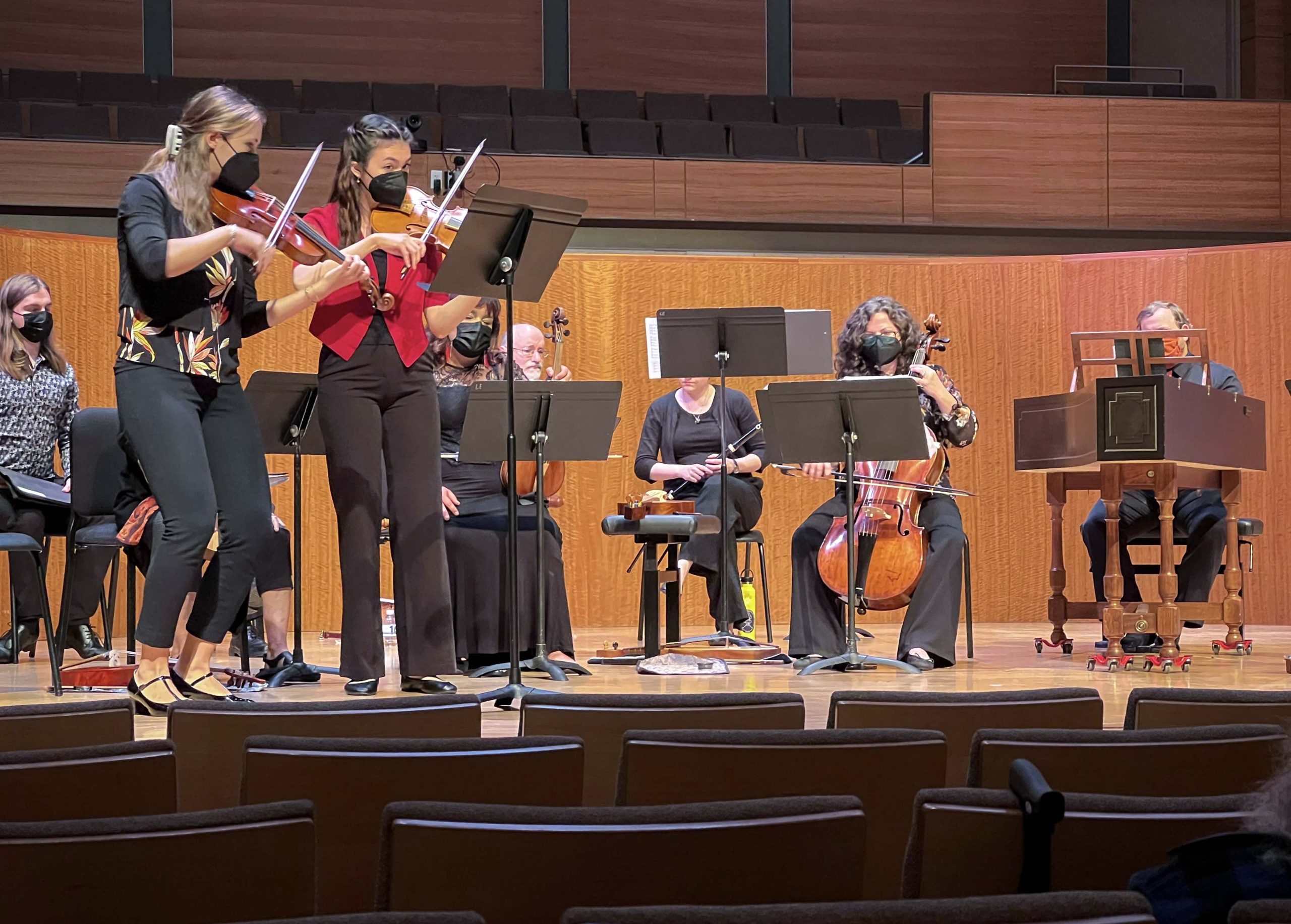 Musicians on stage