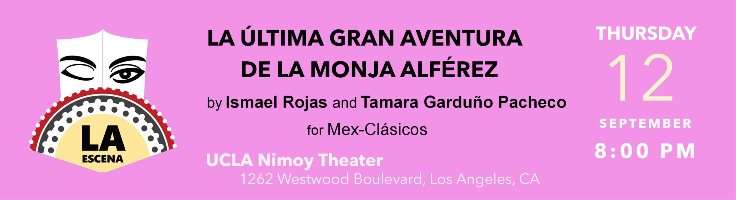 Banner for "La Ultima gran aventura de la monja alferez"