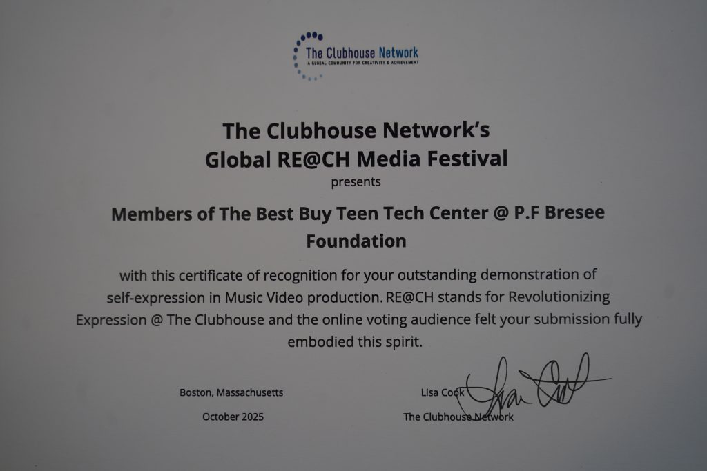 photo of certificate
