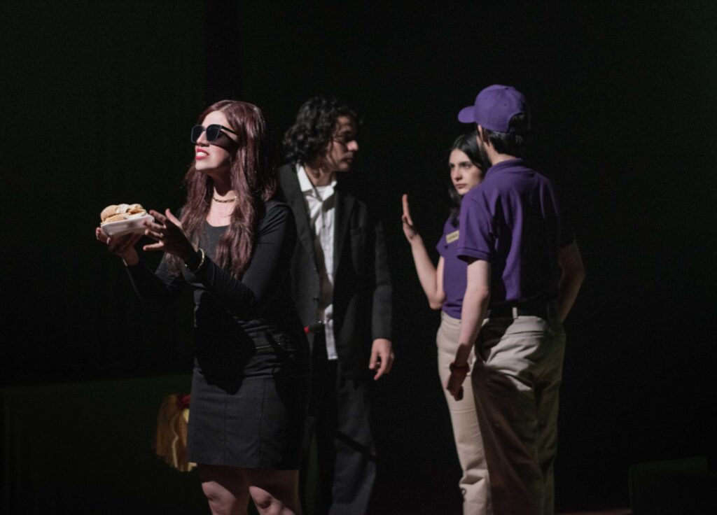 Actors on stage