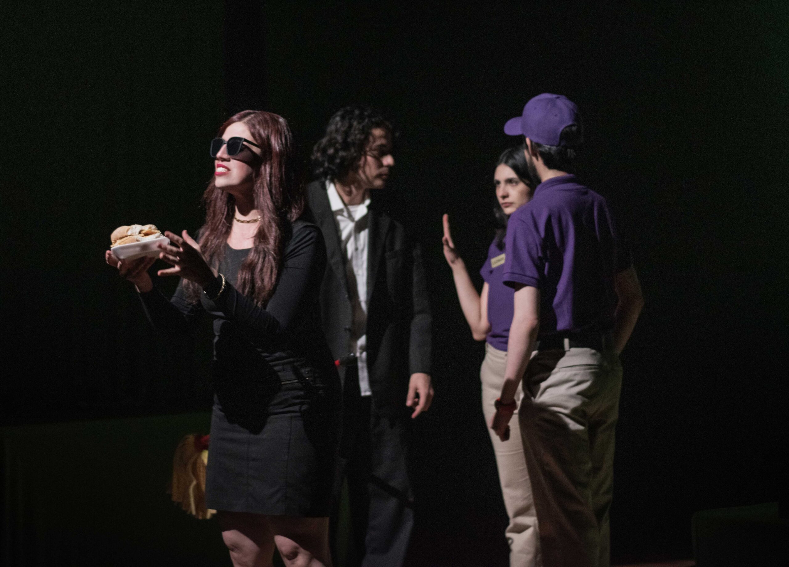 Actors on stage
